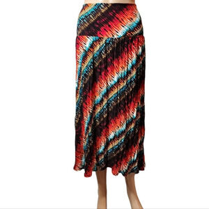 NWT Sunny Leigh stretchy midi/maxi skirt. Women's size medium petite.